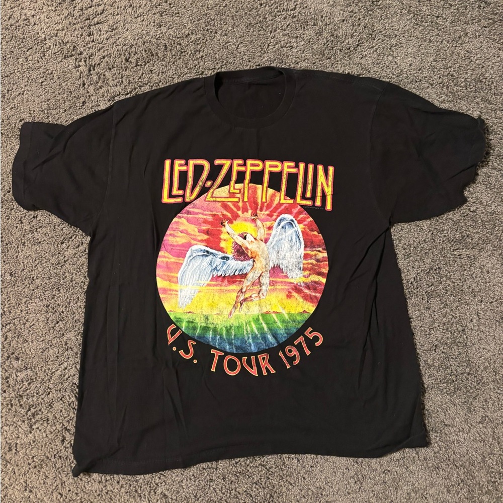 Vintage Led Zeppelin Black Graphic T-Shirt